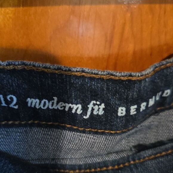 Womens Blue Denim Shorts - Picture 3 of 4